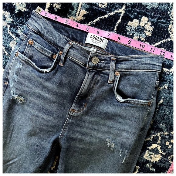 AGOLDE Sophie High Rise Skinny Crop 26 - Picture 11 of 15